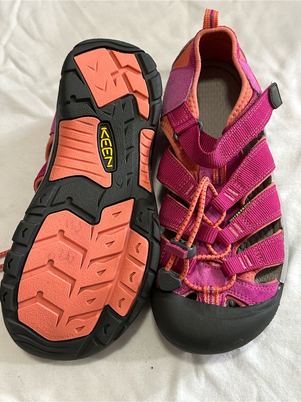 KEEN Pink & Orange Outdoor Sandals - Picture 2 of 3